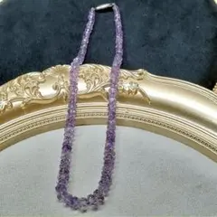 人気 天然石 紫水晶 レディース ネックレス 美品 STERLING 刻印 - メルカリ