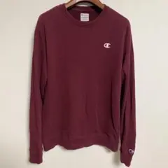 Champion チャンピオン バーガンディ 長袖スウェットトレーナー M
