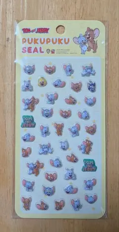 ★未使用★「トムとジェリー」PUKUPUKU SEAL ぷくぷくシール