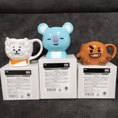 BT21 ダイカットマグカップ 3種セットのサムネイル