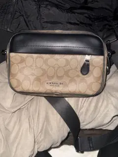 COACH ショルダーバッグ ベージュ/ブラック