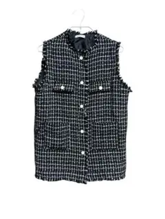 しまむら　ツイード　ベスト　Mサイズ