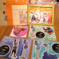 ズートピア2　Happyくじ　アクリルスタンド　缶ミラー　ジュディ　ゲイリー