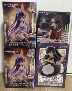 デート・ア・ライブ フィギュア　4体　まとめ売り