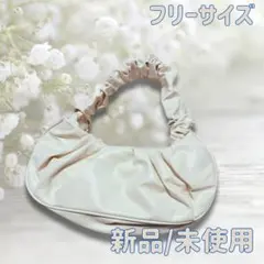 肩掛けポーチ♪ミニバック おしゃれ＆軽量 ホワイト