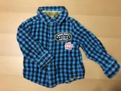 ベビードールチェックシャツ90センチ