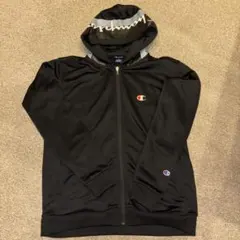 Champion トラックジャケット フルジップ パーカー 黒
