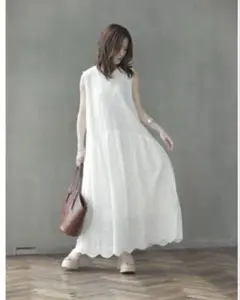 fifth レース ノースリーブ ワンピース