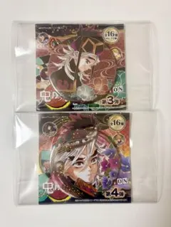 鬼滅の刃 童磨 ★原作コレクション缶バッジ★ 第3弾・第4弾 2個セット