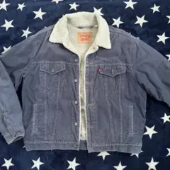 【超希少】リーバイス コーデュロイボアジャケット フェード USA製 40R 70s】levisリーバイス コーデュロイボアジャケット ブラックフェード40