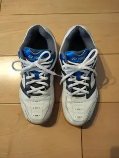 YONEX バドミントンシューズ ホワイト/ブルー　23.5cm