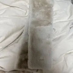 韓国　ノースフェイス　ボアマフラー　ベージュ