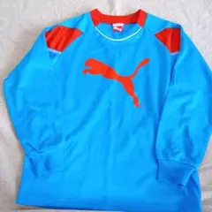 PUMA 長袖ウェア サイズ130 青/赤