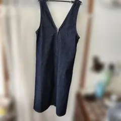 スタジオクリップ　デニム　ジャンパースカート