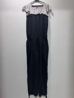 中古品 nusy バイカラー サロペット オールインワン つなぎのサムネイル