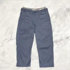 フラボア ドット サルエルパンツ クロップド ウエストゴム 日本製のサムネイル