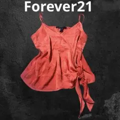 FOREVER21 当時物 カシュクールキャミ ピンクオレンジ Y2K