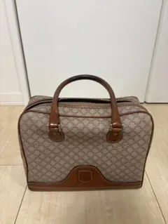 【訳あり品】オールドセリーヌ　マカダム柄 ボストンバック