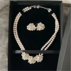 結婚式用♡アクセサリーセット(ネックレス・イヤリング)