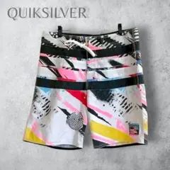 [QUIK SILVER] 컬러풀 보드 팬츠 서프 팬츠 수영복