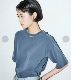 AIC. ダメージ加工 半袖カットソー Tシャツ