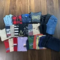 140cm〜160cm 男の子 カジュアル服セット売り26点　まとめ売り