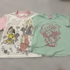 キッズ　Tシャツ　プリンセス　110 2枚セット