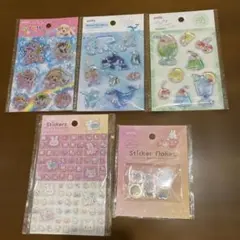 【新品未開封】amifa ウォーター　タイル　おはじき　シャカシャカ　5枚セット