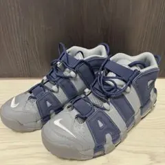 NIKE Air More Uptempo Gray&Midnight Navy