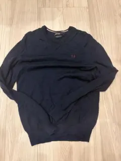 FRED PERRY ネイビー セーター S