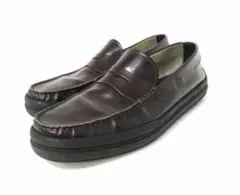 TOD'S レザー ローファー ドライビングシューズ　ダークブラウンのサムネイル