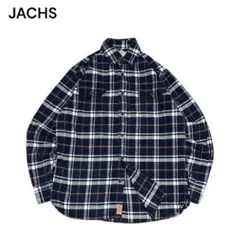 JACHS フランネルシャツ チェック柄 長袖シャツコットンシャツ古着