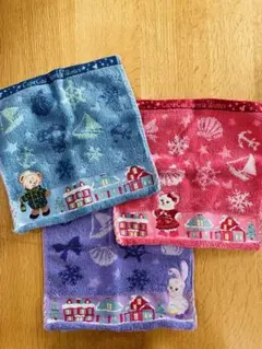 Duffy and friends ハンドタオル　3枚セット