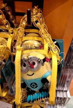 ＵＳＪ ミニオン　　キーホルダー　ぬいぐるみつき