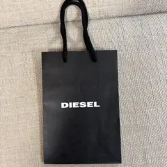 DIESEL 黒 ショッパー 小型　DISEL紙袋