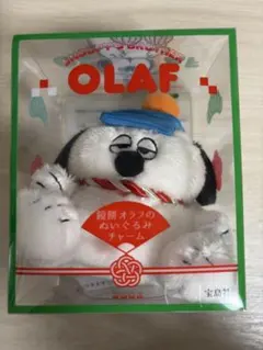 ローソン Lawson OLAF ぬいぐるみ チャーム付き オラフ スヌーピー