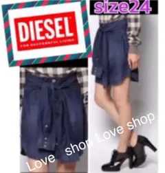 ◆美品◆技あり個性溢れるデニムスカート◇24-S/①