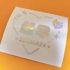 ENHYPEN ペンライト ホログラム ステッカー ソヌ かお