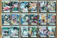 ドラゴンボールZ カードダス LRセット18枚＋おまけ3枚1995年製 希少美品