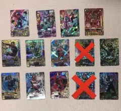 再値下げ‼︎ガンバライジングカード☆SR等まとめ売り☆12枚