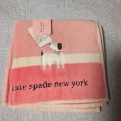 kate spade ケイトスペード　犬　ハンドタオル