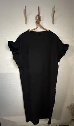 JOURNAL STANDARD ブラック フリル袖 ワンピース