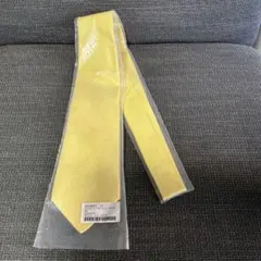 HERMES エルメス　イエロー シルク ネクタイ 9.1cm