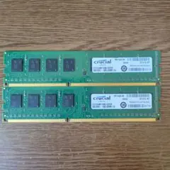 Crucial DDR3 メモリ 4GB×2 PC3-12800 1600Mhz