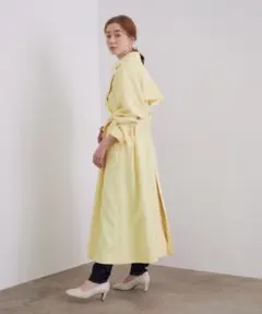 《新品未使用》【軽量】オーバーサイズライトトレンチコート