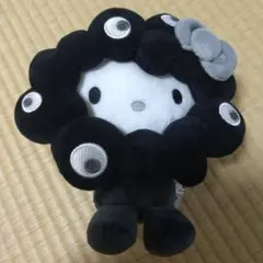 ミャクミャク サンリオ黒 ぬいぐるみ キティ
