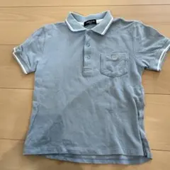 COMME CA ISM ポロシャツ 120A ライトブルー　半袖