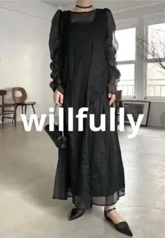 willfully オケージョンワンピース　新品、未使用、タグ付き