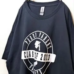 ギルダン プラウドペアレントグラジュエイトTシャツブラック黒XL古着