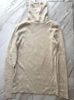 UNIQLO ユニクロ メリノリブタートルネックセーター ウール　ニット